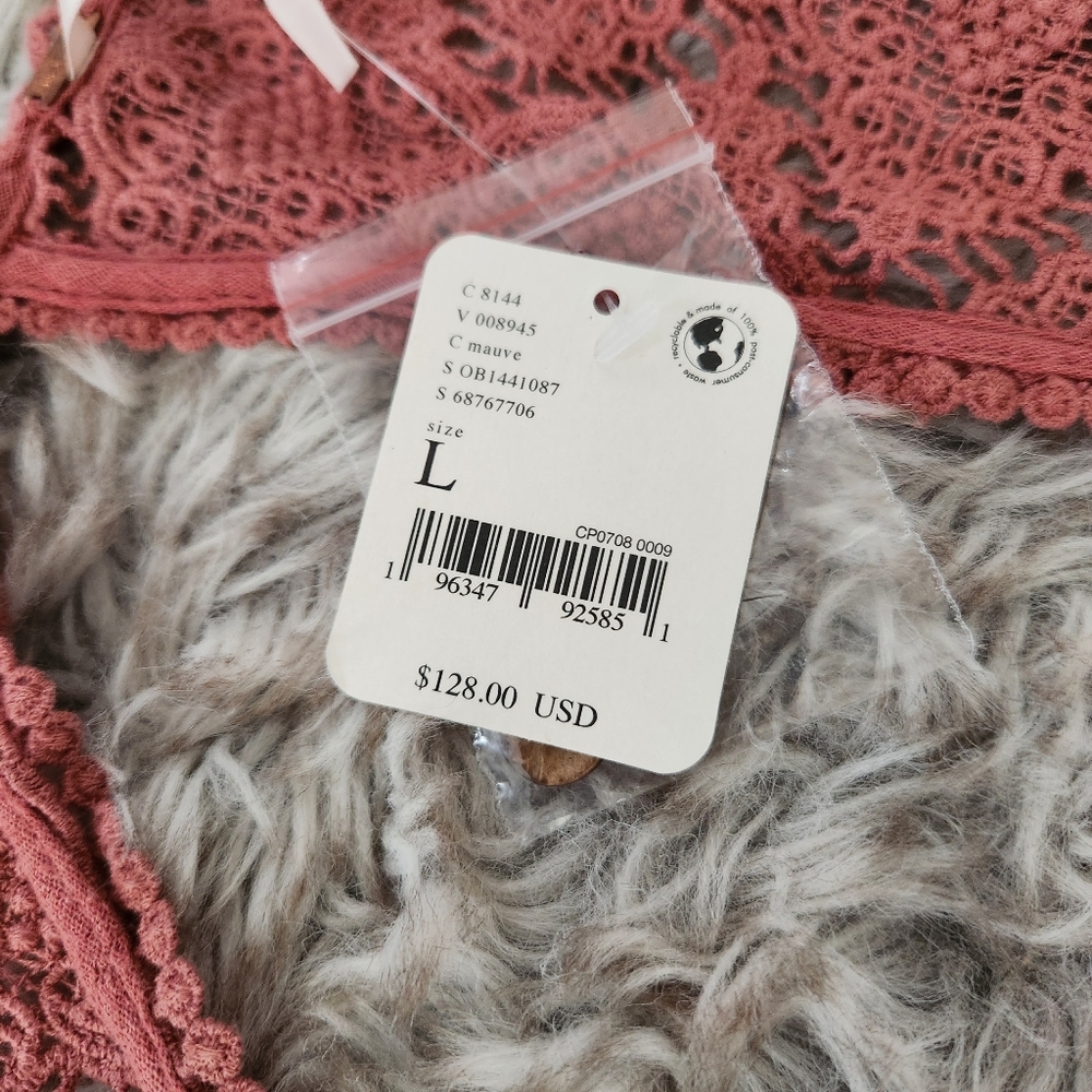 Free People Epic Sunset Crop Top Maxi Skirt Set In‎ Mauve Pink Women's Large - Picture 11 of 14